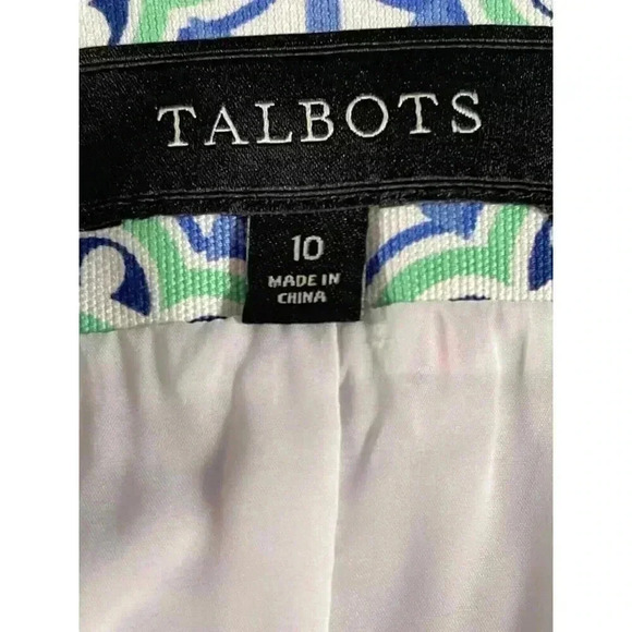 TALBOTS WOMEN’S PAISLEY PENCIL SKIRT - Picture 4 of 5